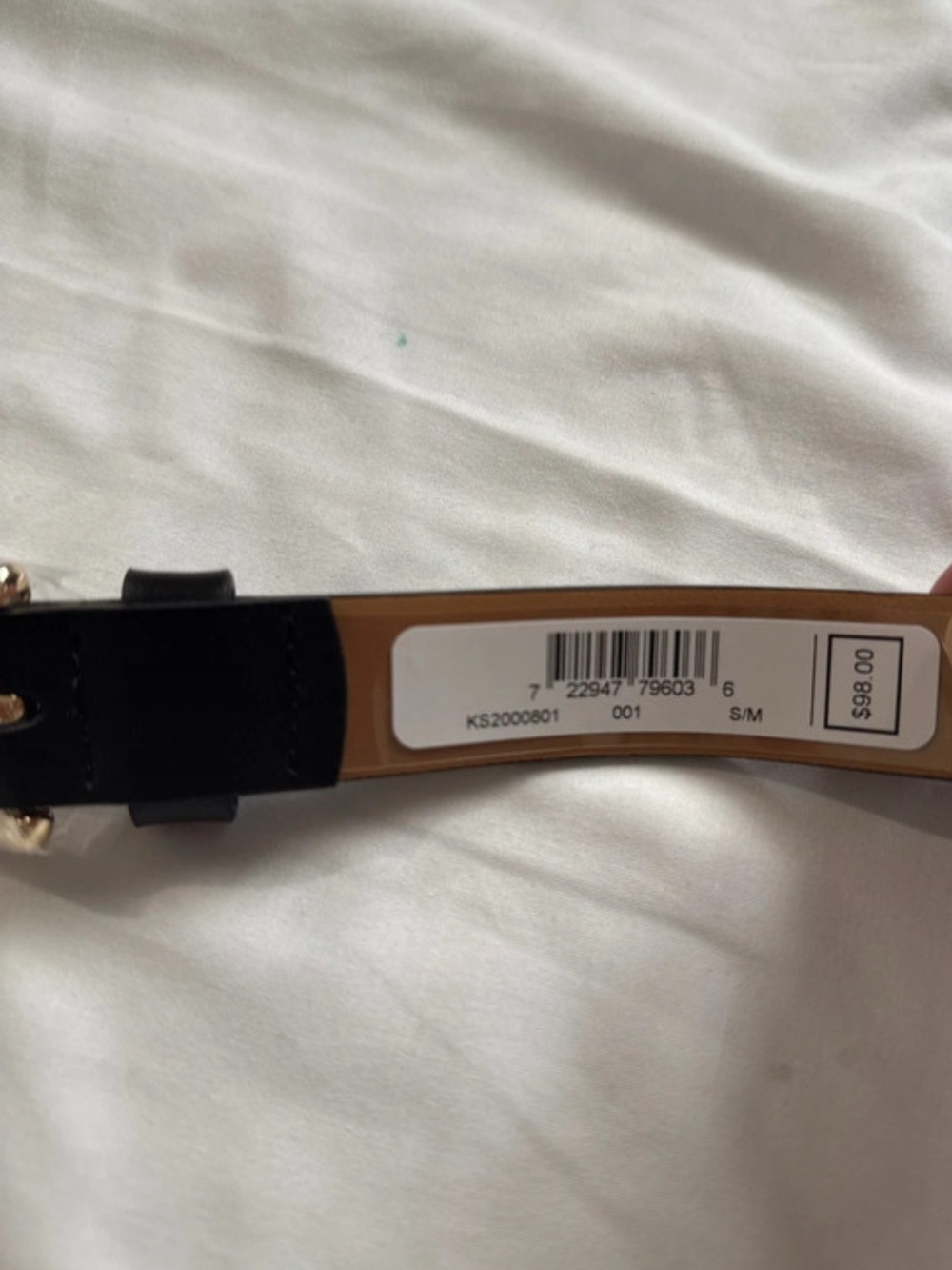 NWT Kate Spade New York Zip Logo Small Belt Bag, Black Leather - Picture 10 of 10